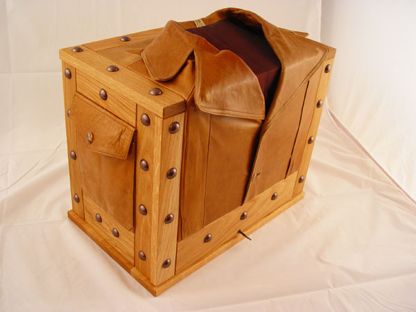 Custom Urn, Travel Urn, Keepsake Box With Upholstered Jacket