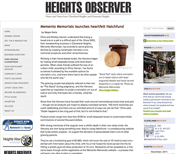 Thanks, Heights Observer