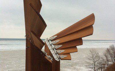 #Memorial Sculpture Install