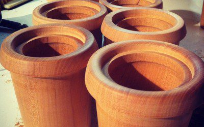 8 Sand Pail Urns Hollowed