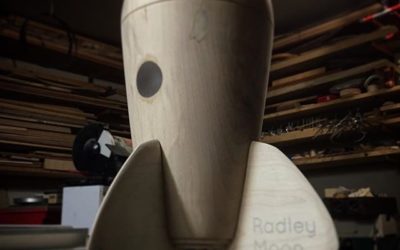 #Rocket #Urn for Child Ready for Stain And Finish