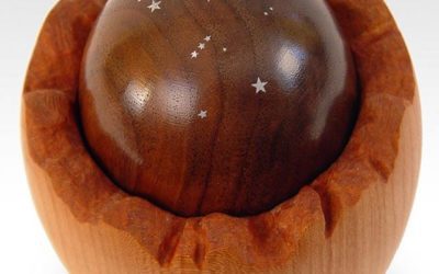 Earth and Sky Urn Walnut Top