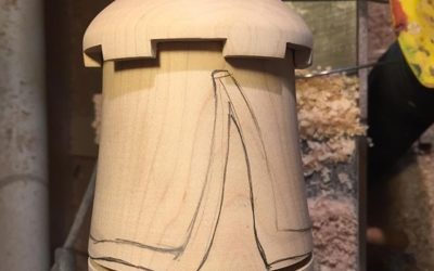 Medieval Tent Feline Urn 10