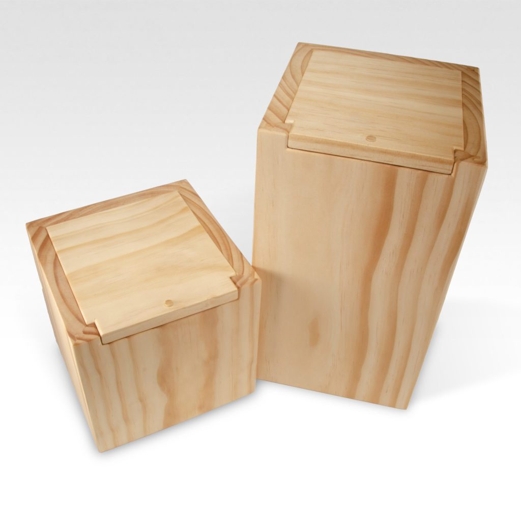 Bare Cremation Urn From Above