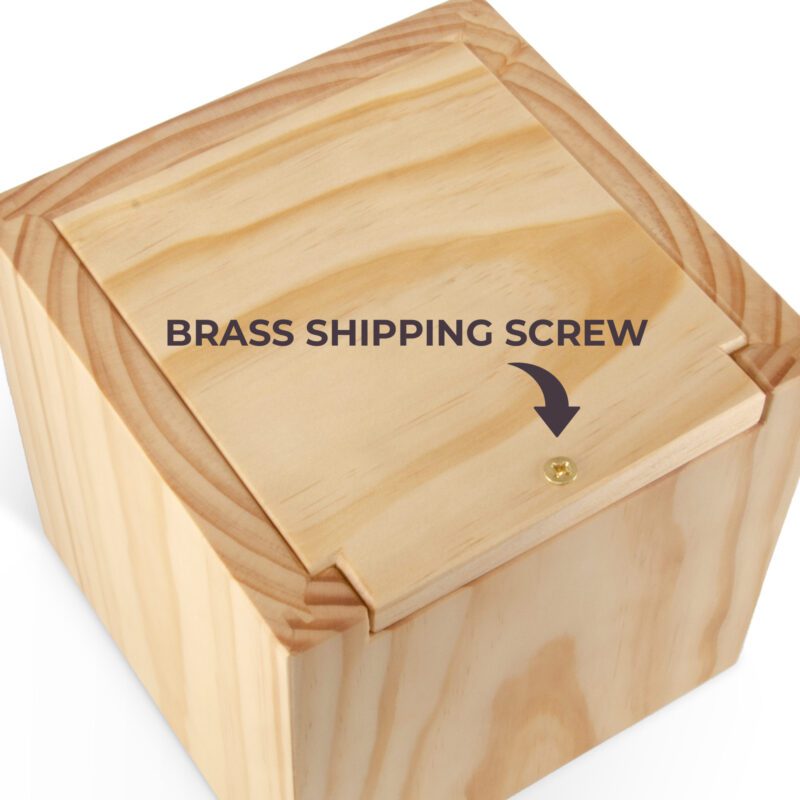Bare Cremation Urn - Shipping Screw