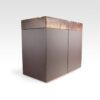Live Edge Walnut Paired Cremation Urns #004