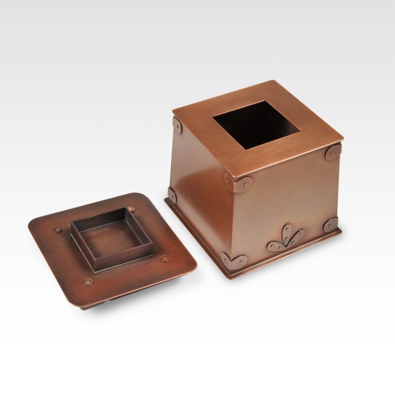 Heart - Enameled Copper Small Cremation Urn - Image 3