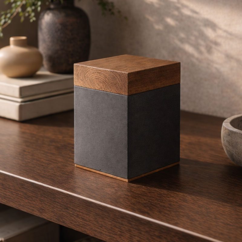 Lifestyle META Cremation Urn Walnut